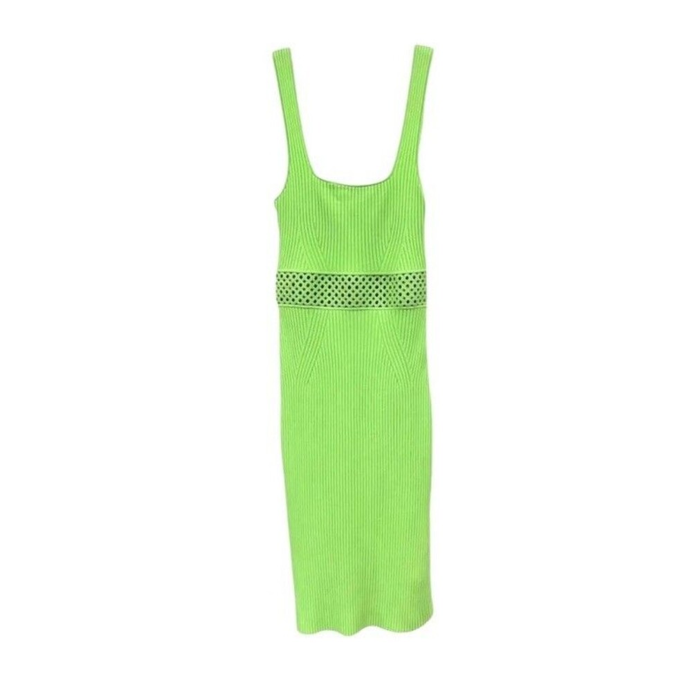 New $249 House of Harlow 1960 X Revolve Green Bandage Dress Cut Out Summer Small